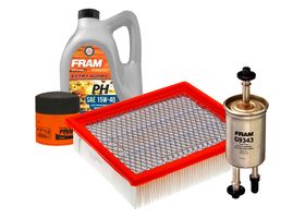 Kit De Aceite Mineral 15W40, Filtro De Aire, Filtro De Aceite Y Filtro De Combustible (4 Piezas)