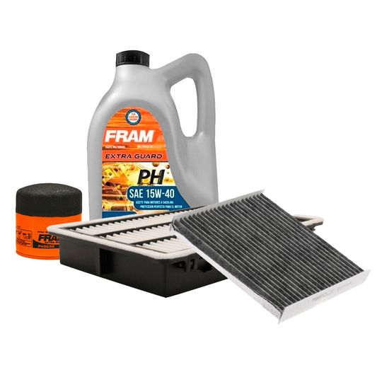 fram-kit-de-aceite-mineral-15w40-filtro-de-aire-filtro-de-aceite-y-filtro-de-cabina-4-piezas-kia-sportage-2017-2020-sportage-l4-2-4l-l4-2-0l-0