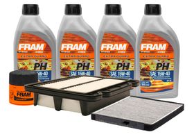 Kit De Aceite Mineral 15W40, Filtro De Aire, Filtro De Aceite Y Filtro De Cabina (7 Piezas)
