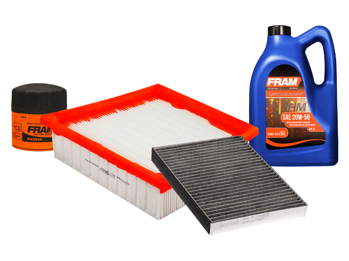 Kit De Aceite Mineral 20W50, Filtro De Aire, Filtro De Aceite Y Filtro De Cabina (4 Piezas)