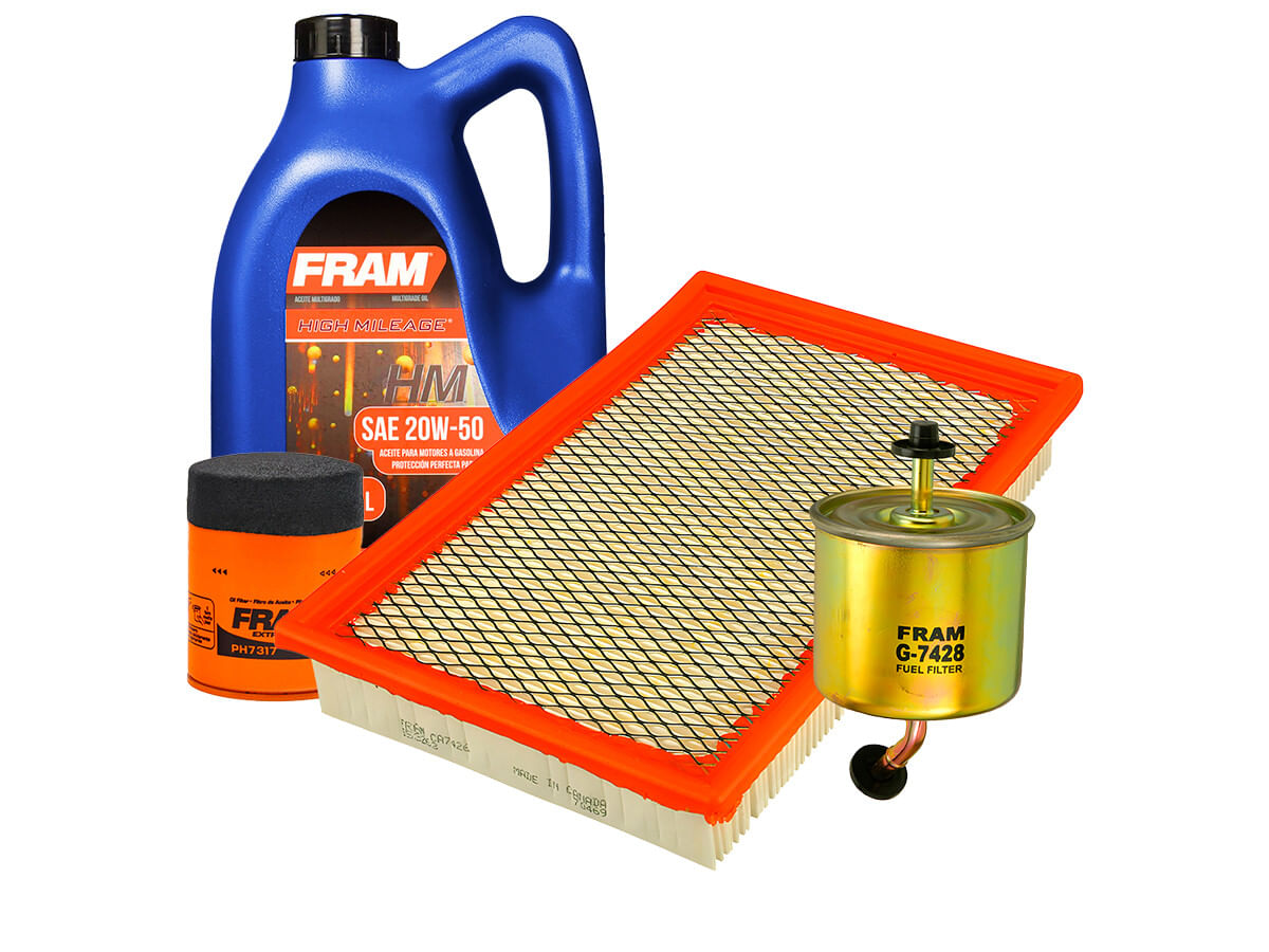 Kit De Aceite Mineral 20W50, Filtro De Aire, Filtro De Aceite Y Filtro De Combustible (4 Piezas)