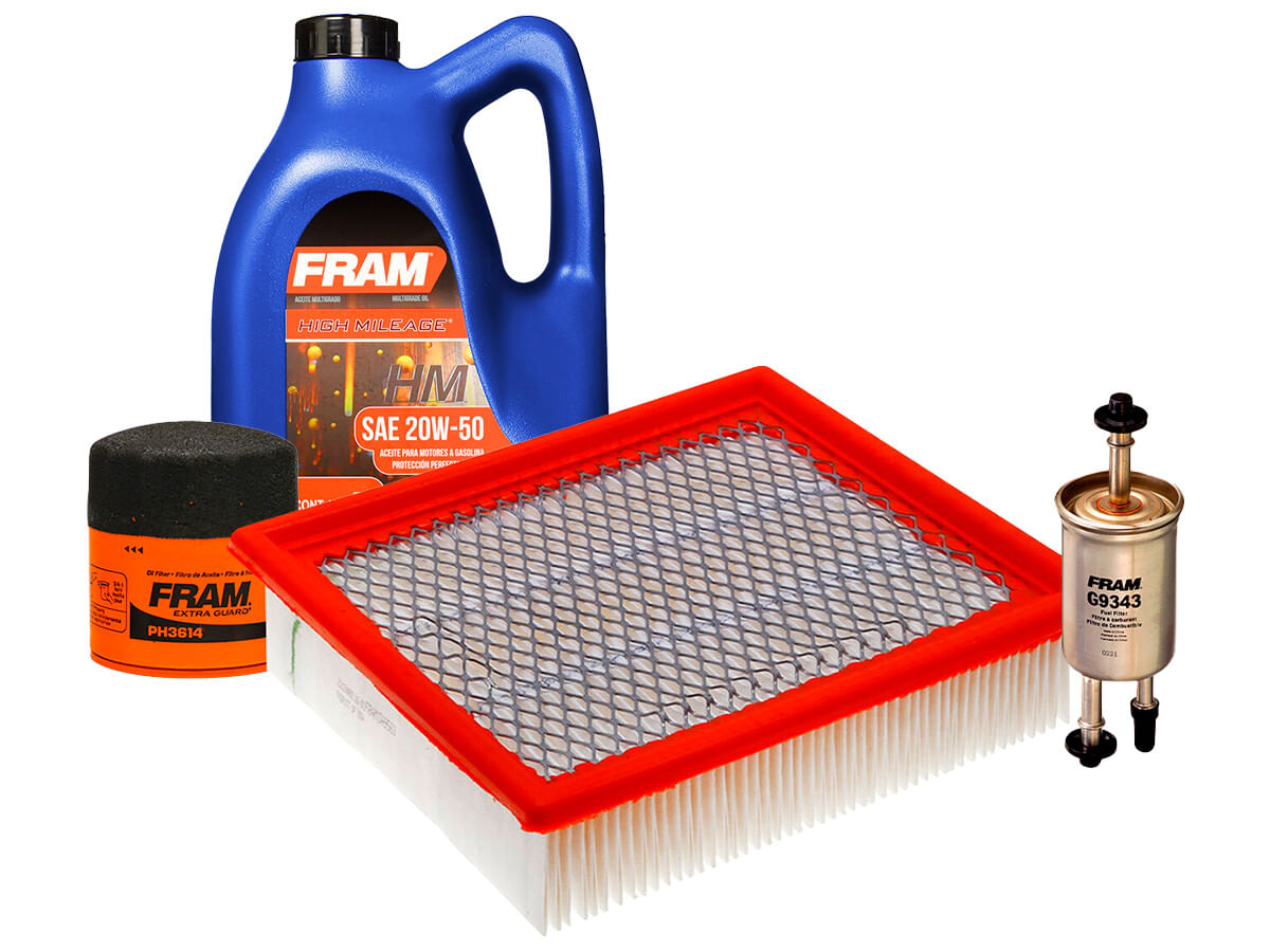 Kit De Aceite Mineral 20W50, Filtro De Aire, Filtro De Aceite Y Filtro De Combustible (4 Piezas)
