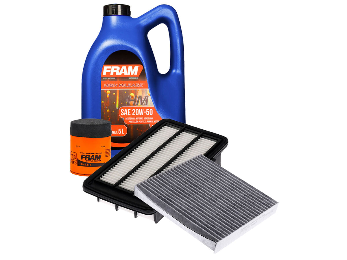 Kit De Aceite Mineral 20W50, Filtro De Aire, Filtro De Aceite Y Filtro De Cabina (4 Piezas)