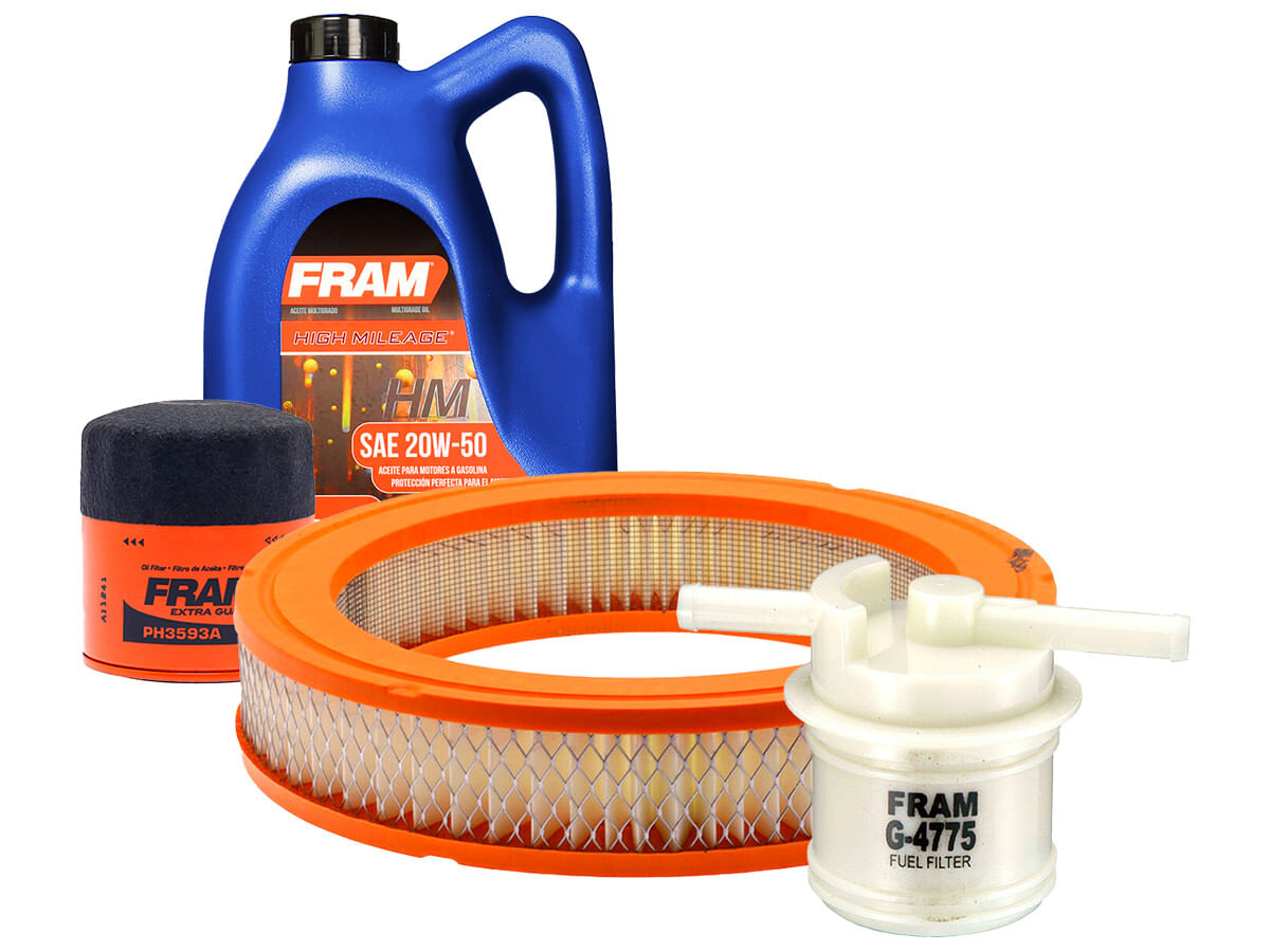 Kit De Aceite Mineral 20W50, Filtro De Aire, Filtro De Aceite Y Filtro De Combustible (4 Piezas)