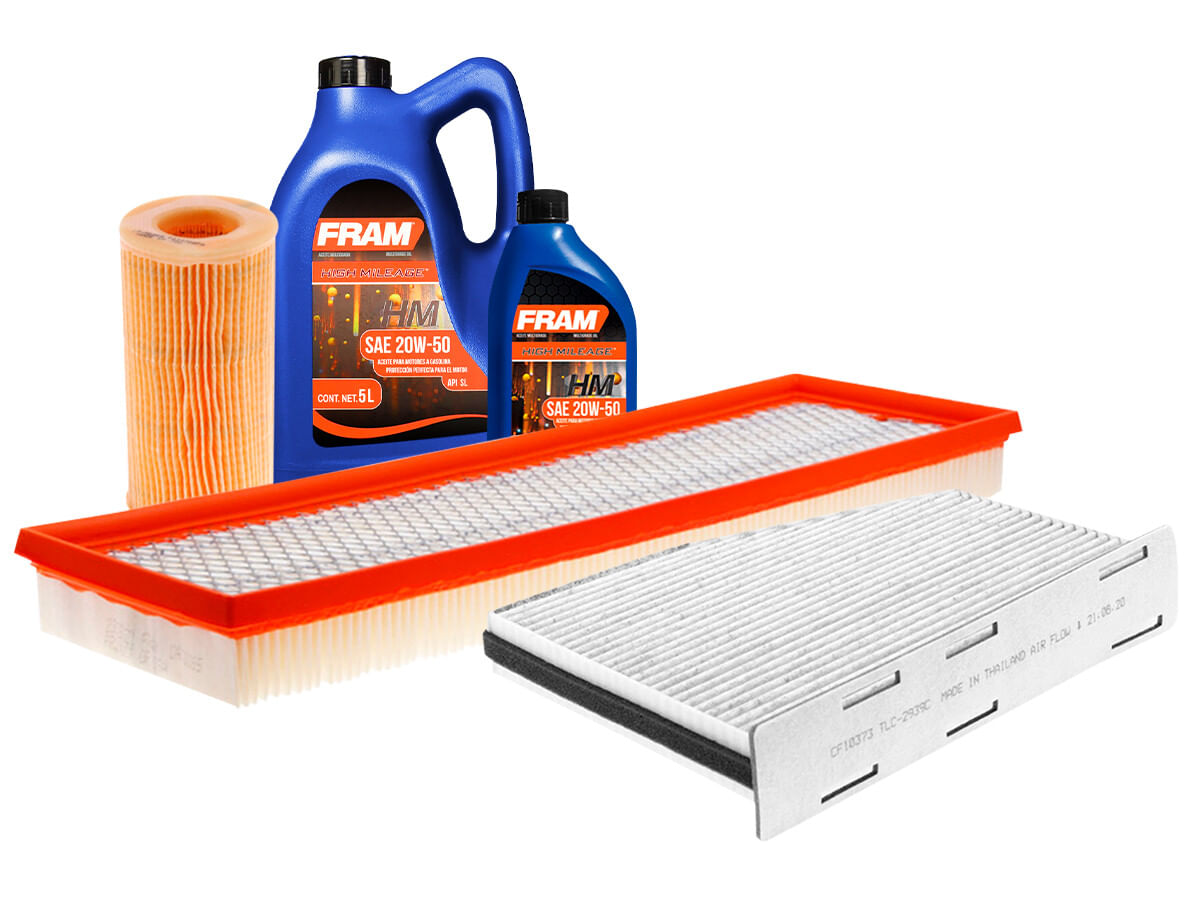 Kit De Aceite Mineral 20W50, Filtro De Aire, Filtro De Aceite Y Filtro De Cabina (5 Piezas)