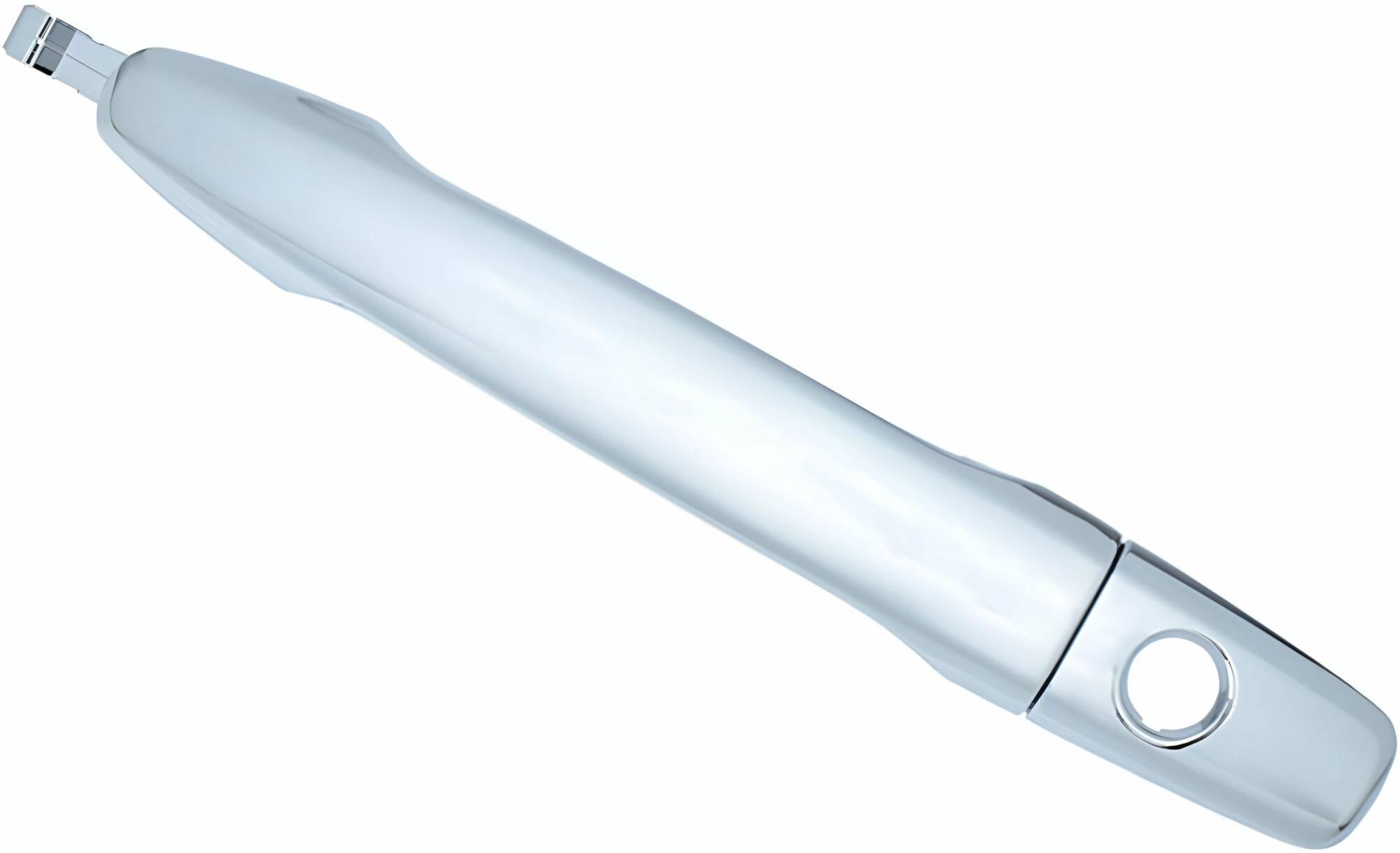 Manija Puerta Exterior Delantera Cromado Con Hoyo Para Llave/Sin Hoyo Para Sensor Lado Conductor