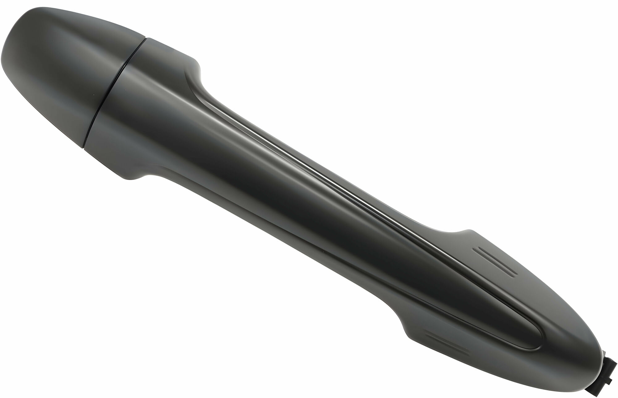 Manija Puerta Exterior Delantera Lisa Para Pintar Negra Con Sensor Lado Pasajero