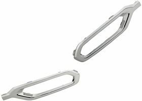 Par De Molduras Para Rejilla Traseras Cromada