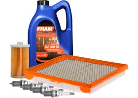 Kit De Afinación Con Aceite 20W50 Mineral, Bujías Iridio Y 2 Filtros (7 Piezas)