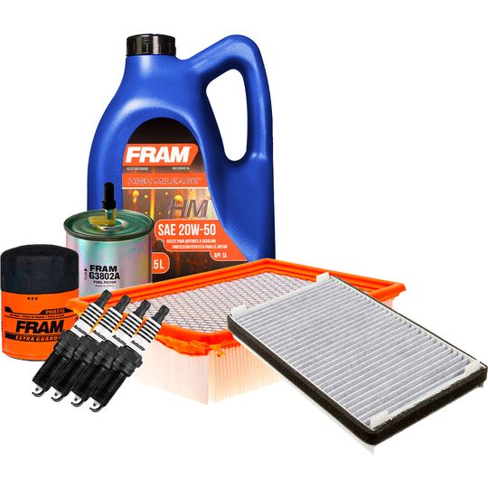 fram-autolite-kit-de-afinacion-con-aceite-20w50-mineral-bujias-platino-y-4-filtros-9-piezas-ford-escape-2001-2004-escape-l4-2-0l-0