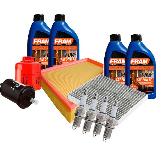 fram-autolite-kit-de-afinacion-con-aceite-20w50-mineral-bujias-platino-y-4-filtros-12-piezas-volkswagen-gol-2010-2019-gol-l4-1-6l-0