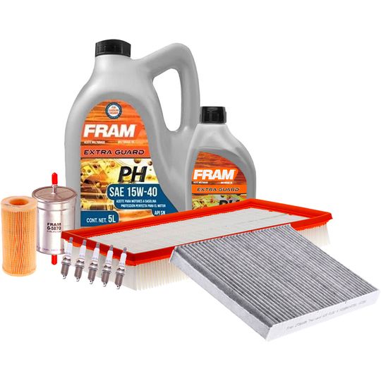 fram-autolite-kit-de-afinacion-con-aceite-15w40-mineral-bujias-iridio-y-4-filtros-11-piezas-volkswagen-beetle-2006-2010-beetle-l5-2-5l-0 fram-autolite-kit-de-afinacion-con-aceite-15w40-mineral-bujias-iridio-y-4-filtros-11-piezas-volkswagen-beetle-2006-2010-beetle-l5-2-5l-0