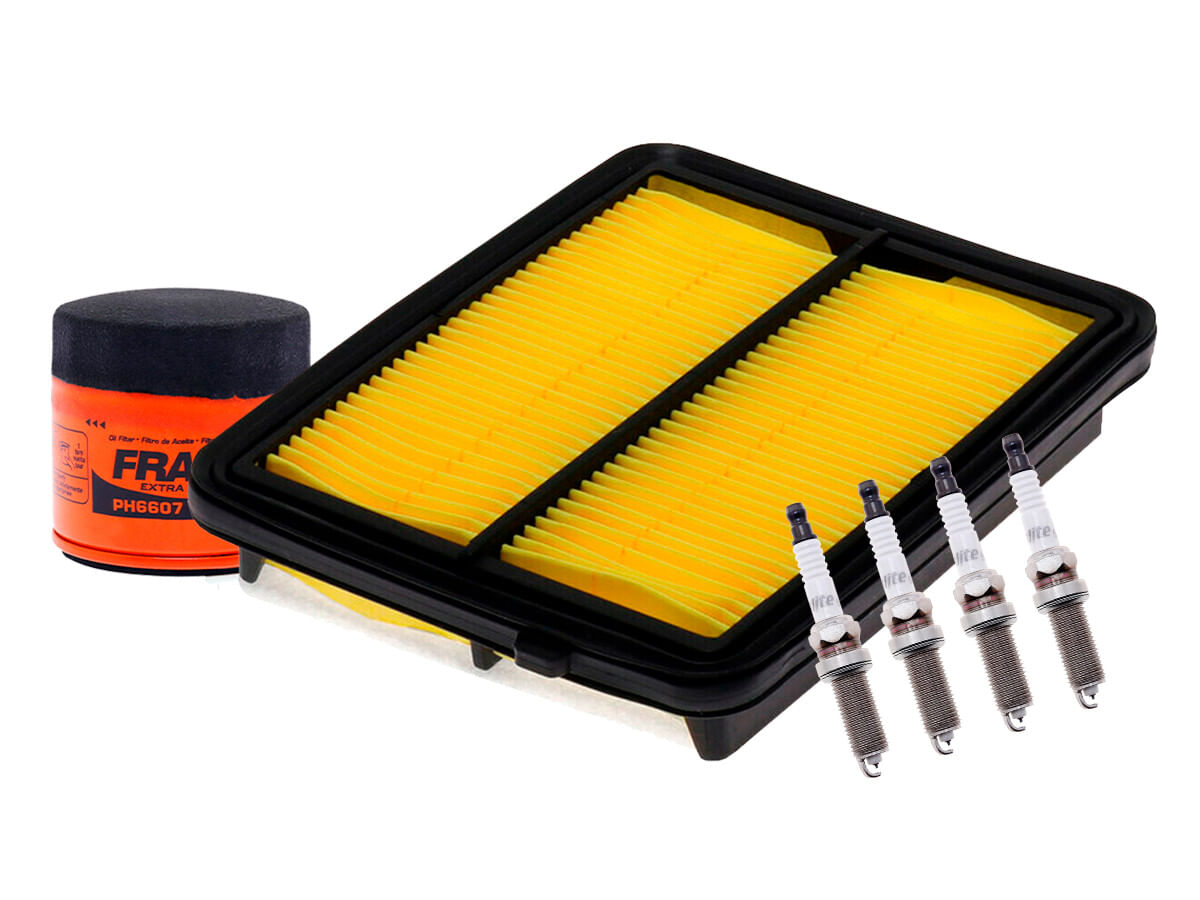 Kit De Bujías Iridio, Filtro De Aire Y Filtro De Aceite (6 Piezas)