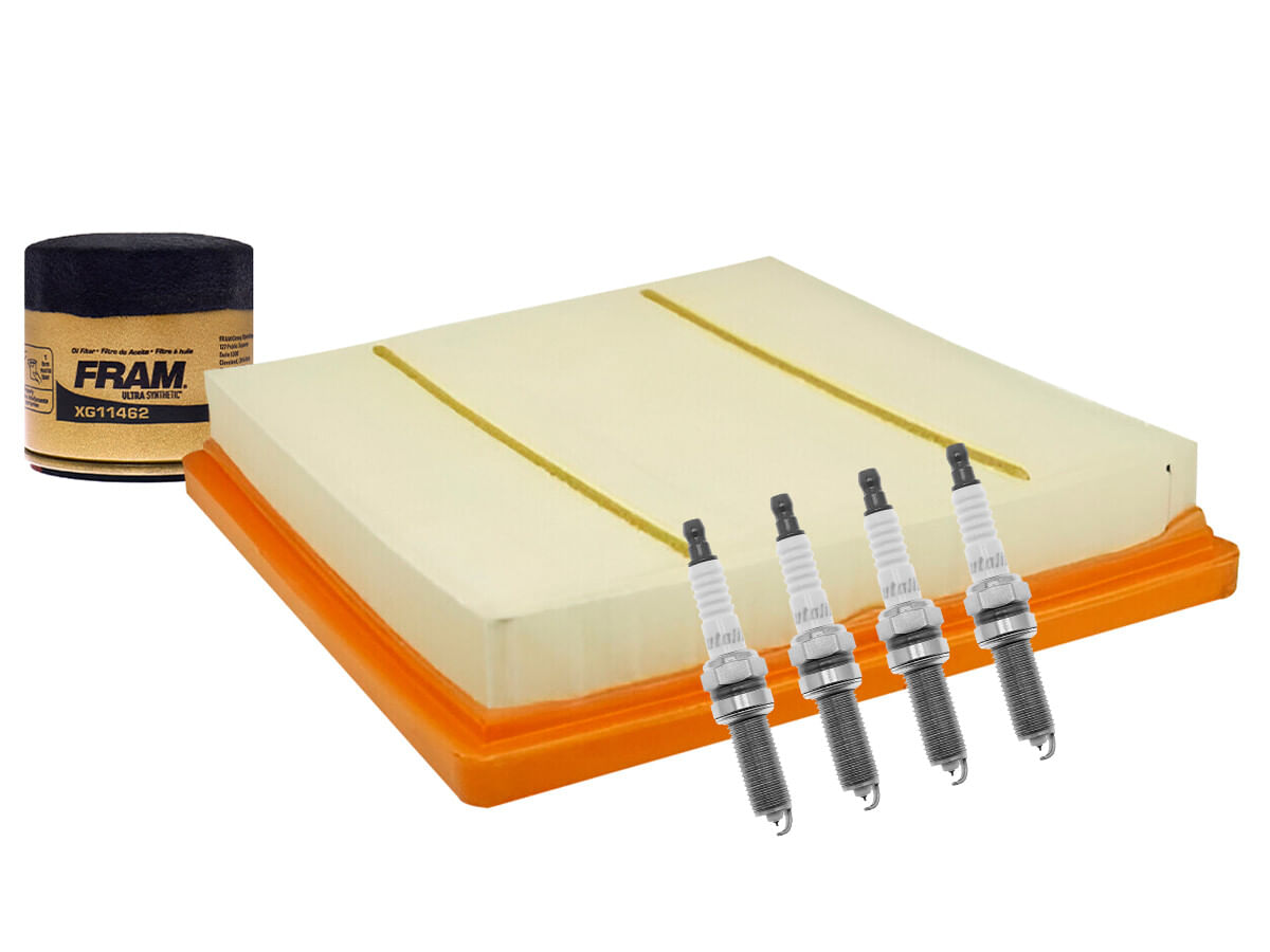 Kit De Bujías Iridio, Filtro De Aire Y Filtro Para Aceite Sintético (6 Piezas)