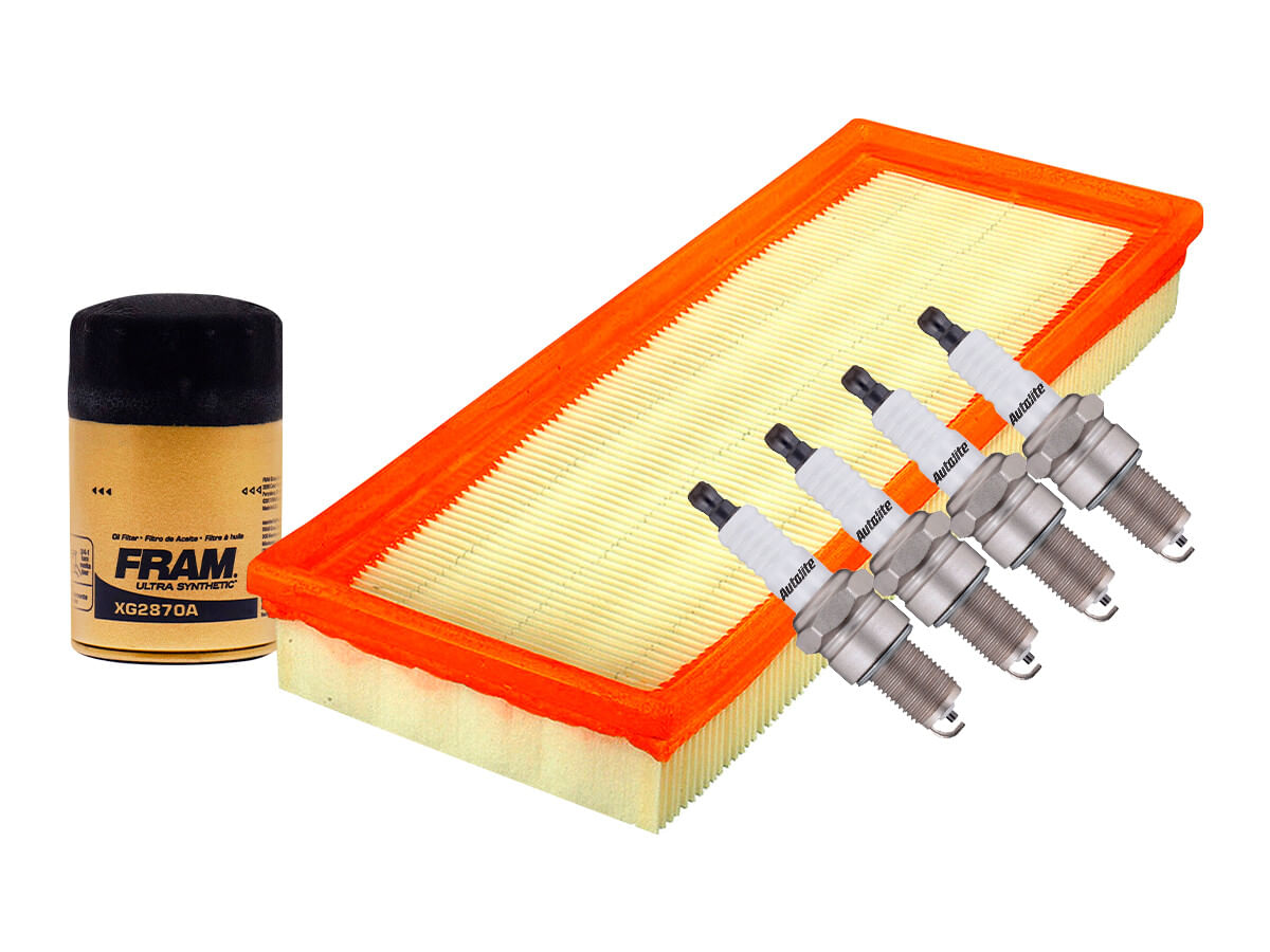 Kit De Bujías Cobre, Filtro De Aire Y Filtro Para Aceite Sintético (6 Piezas)