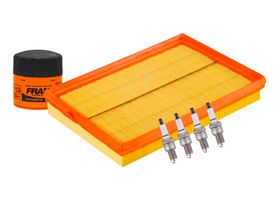 Kit De Bujías Doble Platino, Filtro De Aire Y Filtro De Aceite (6 Piezas)