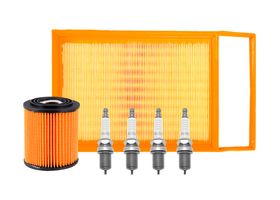 Kit De Bujías Iridio, Filtro De Aire Y Filtro De Aceite (6 Piezas)