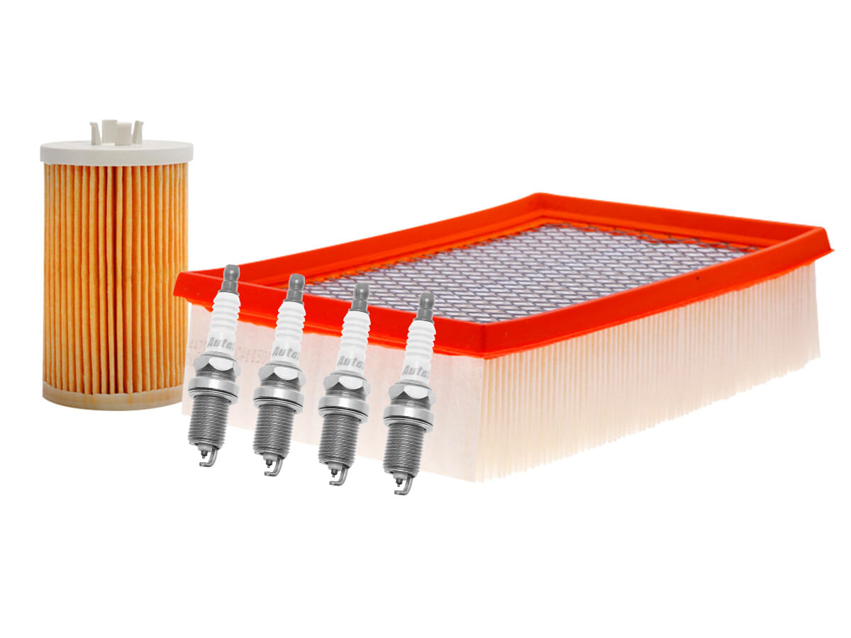 Kit De Bujías Iridio, Filtro De Aire Y Filtro De Aceite (6 Piezas)