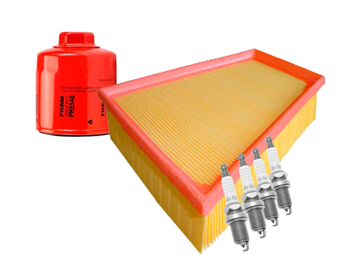 Kit De Bujías Iridio, Filtro De Aire Y Filtro De Aceite (6 Piezas)