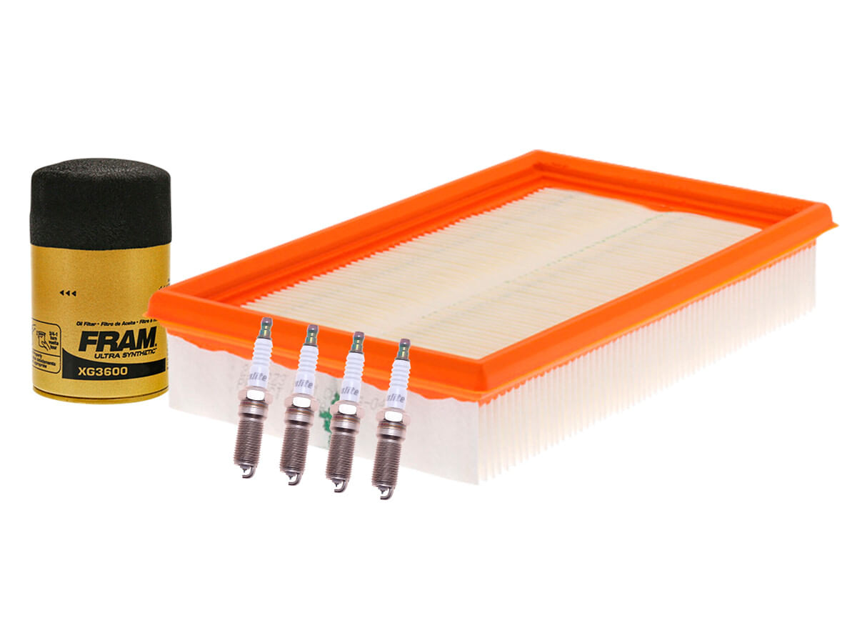 Kit De Bujías Iridio, Filtro De Aire Y Filtro Para Aceite Sintético (6 Piezas)
