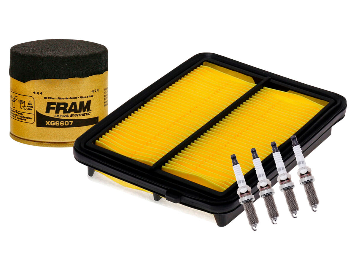 Kit De Bujías Iridio, Filtro De Aire Y Filtro Para Aceite Sintético (6 Piezas)