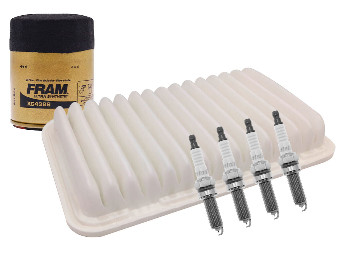 Kit De Bujías Iridio, Filtro De Aire Y Filtro Para Aceite Sintético (6 Piezas)