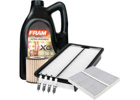 Kit De Afinación Con Aceite 5W30 Sintético, Bujías Iridio Y 3 Filtros (8 Piezas)