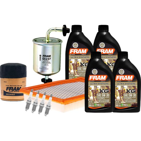 fram-autolite-kit-de-afinacion-con-aceite-5w30-sintetico-bujias-cobre-y-3-filtros-11-piezas-nissan-tsuru-1995-2012-tsuru-l4-1-6l-l4-2-0l-0