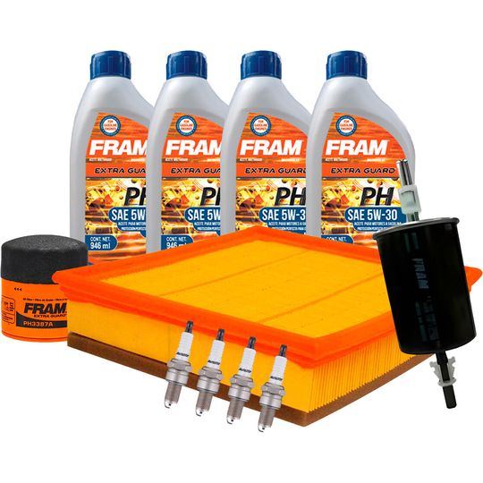 fram-autolite-kit-de-afinacion-con-aceite-5w30-mineral-bujias-cobre-y-3-filtros-11-piezas-chevrolet-tornado-2011-2020-tornado-l4-1-8l-0