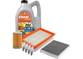 Kit De Afinación Con Aceite 15W40 Mineral, Bujías Iridio Y 3 Filtros (8 Piezas)