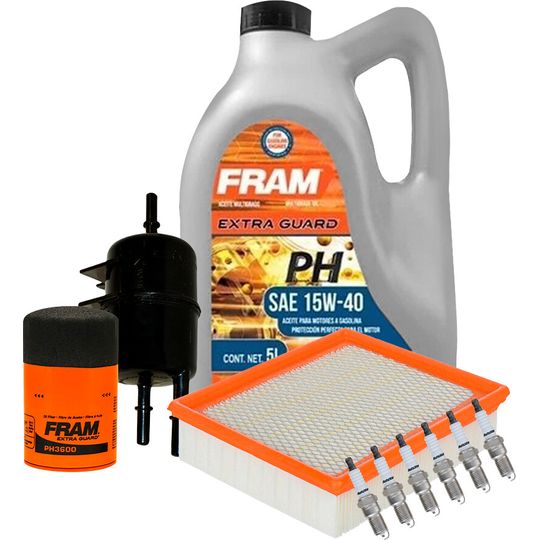 fram-autolite-kit-de-afinacion-con-aceite-15w40-mineral-bujias-cobre-y-3-filtros-10-piezas-ford-ranger-2001-2003-ranger-v6-3-0l-v6-4-0l-0