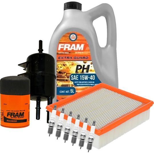 fram-autolite-kit-de-afinacion-con-aceite-15w40-mineral-bujias-iridio-y-3-filtros-10-piezas-ford-ranger-2001-2003-ranger-v6-3-0l-v6-4-0l-0