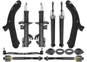 Kit De Amortiguadores, Horquillas, Terminales, Y Bases (12 Piezas)