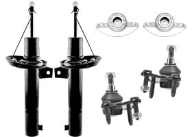 Kit De Amortiguadores, Rótulas Y Bases (6 Piezas)