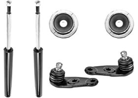 Kit De Amortiguadores, Rótulas Y Bases (6 Piezas)