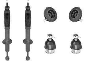 Kit De Amortiguadores, Rótulas Y Bases (6 Piezas)