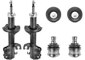 Kit De Amortiguadores, Rótulas Y Bases (6 Piezas)