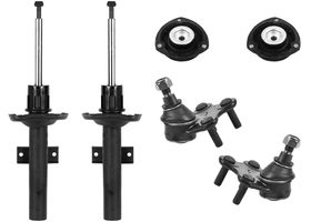 Kit De Amortiguadores, Rótulas Y Bases (6 Piezas)