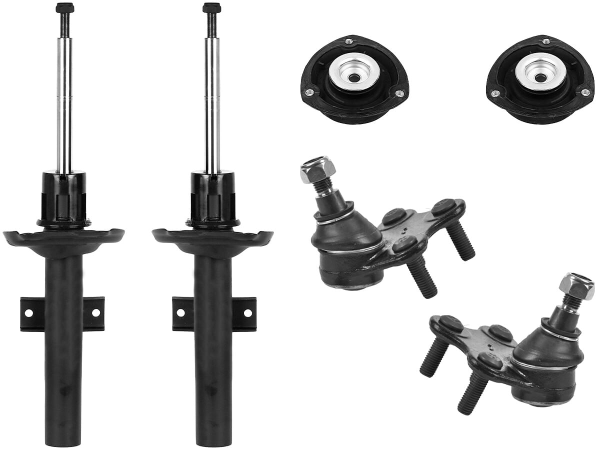 Kit De Amortiguadores, Rótulas Y Bases (6 Piezas)