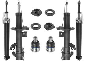 Kit De Amortiguadores, Rótulas Y Bases (8 Piezas)