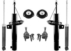 Kit De Amortiguadores, Rótulas Y Bases (8 Piezas)