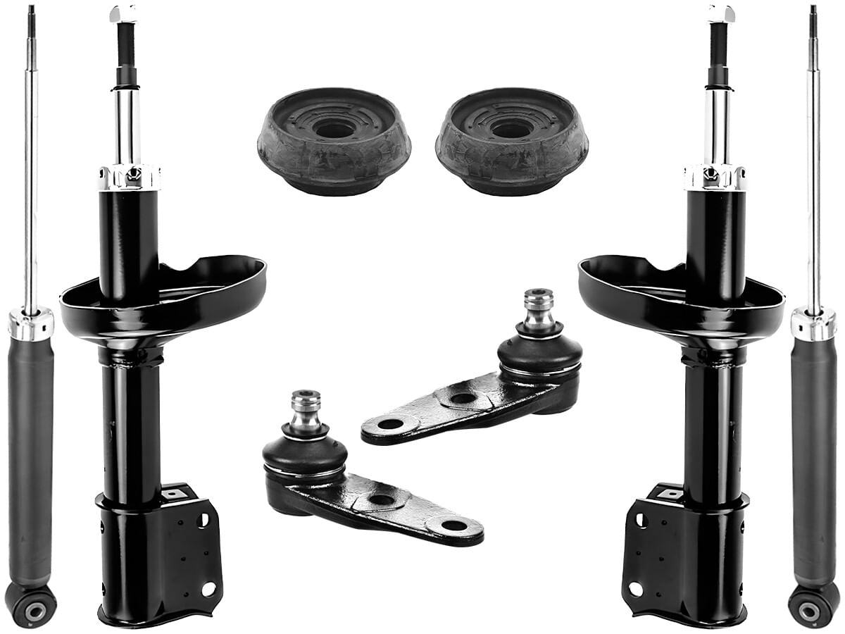Kit De Amortiguadores, Rótulas Y Bases (8 Piezas)