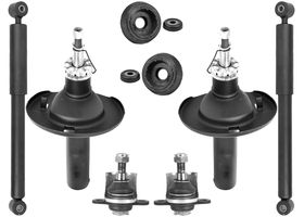 Kit De Amortiguadores, Rótulas Y Bases (8 Piezas)