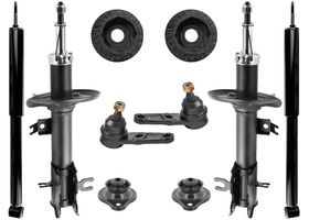 Kit De Amortiguadores, Rótulas Y Bases (10 Piezas)