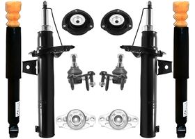 Kit De Amortiguadores, Rótulas Y Bases (10 Piezas)