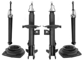 Kit De Amortiguadores Y Bases (6 Piezas)