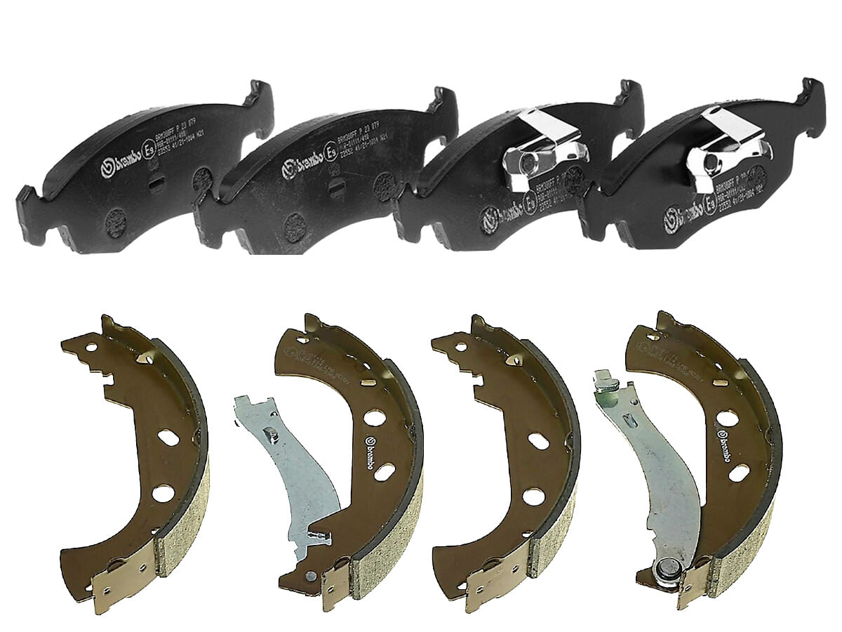 Kit De Balatas Bajos Metales Y Zapatas