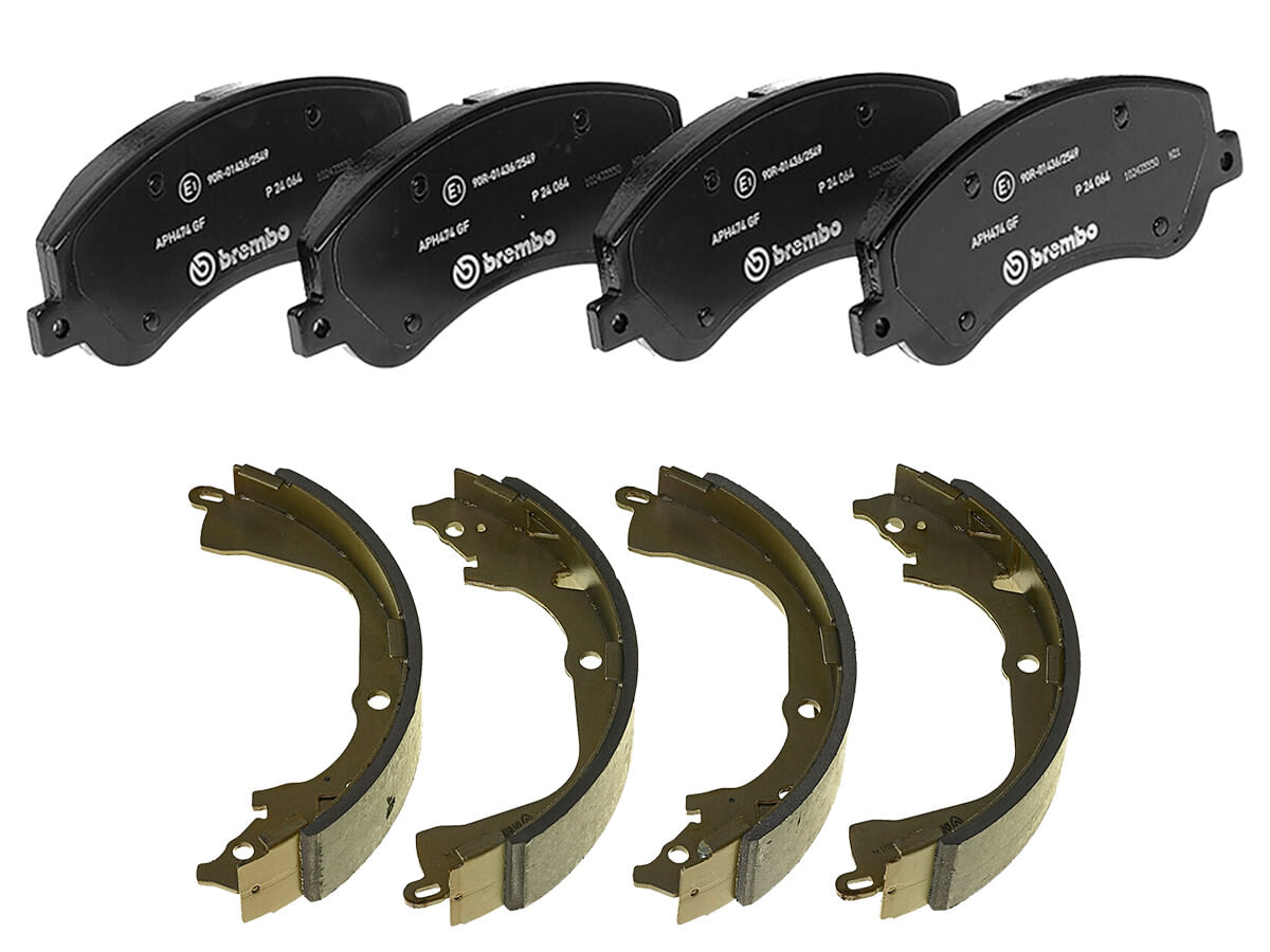 Kit De Balatas Bajos Metales Y Zapatas