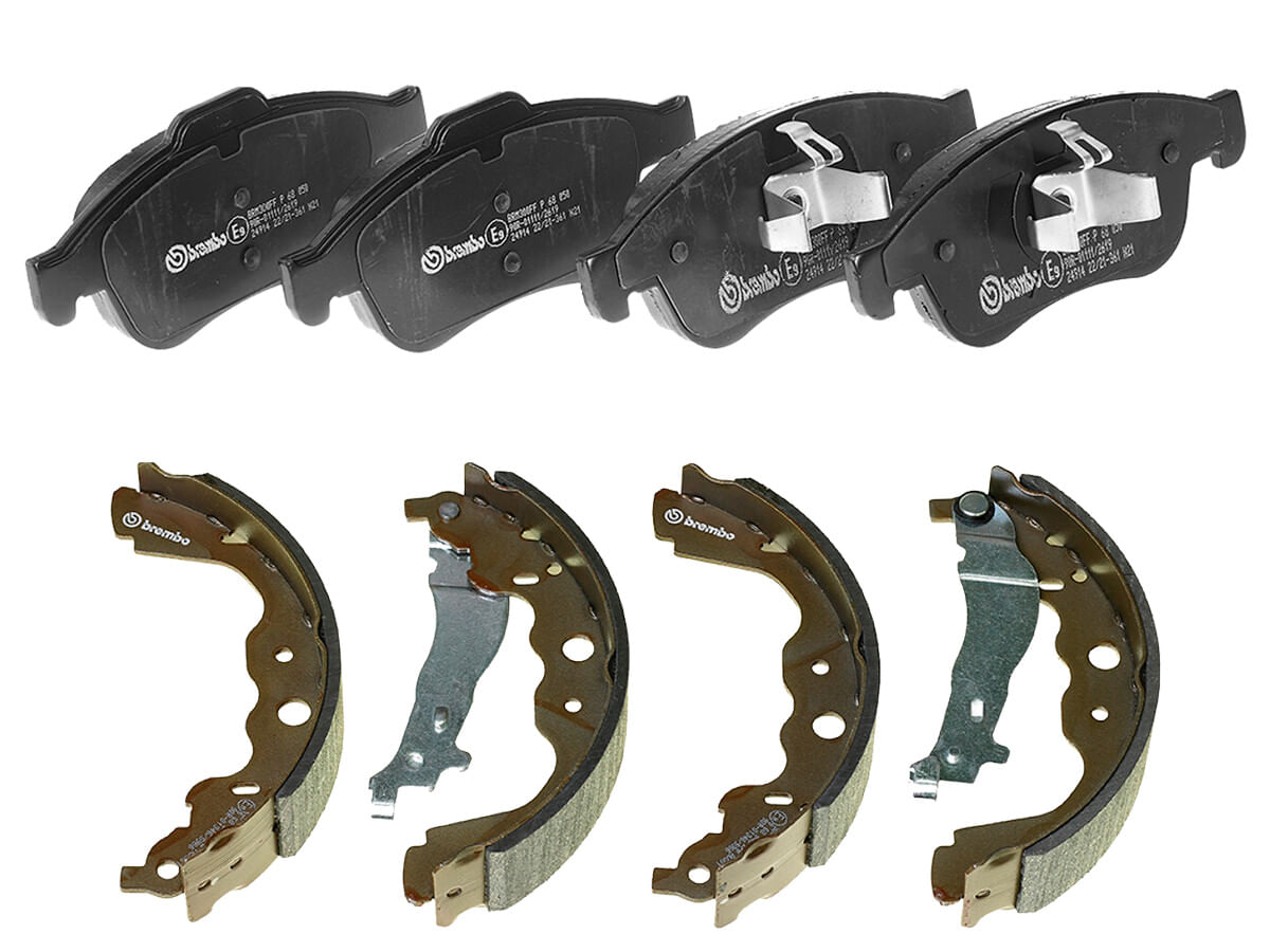 Kit De Balatas Bajos Metales Y Zapatas