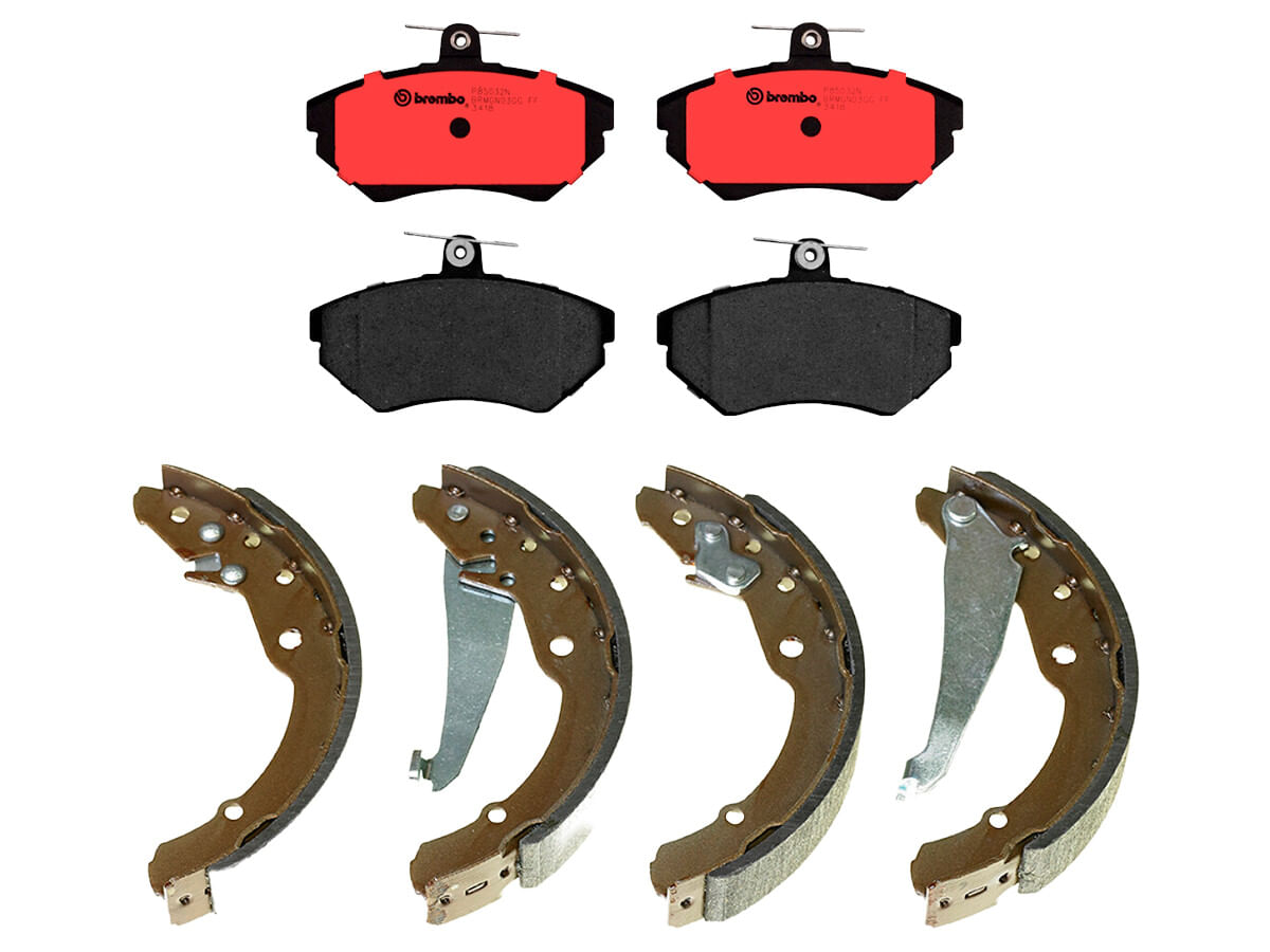 Kit De Balatas Cerámicas Y Zapatas
